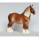Beswick Shire Mare 818 Mold - Dapple Chestnut