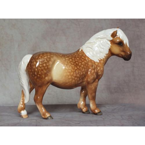 Beswick / Royal Doulton Shetland Pony Mold - Dapple Palomino