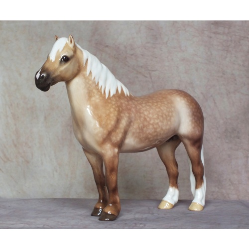 Beswick Highland Pony Mold - Dapple Palomino