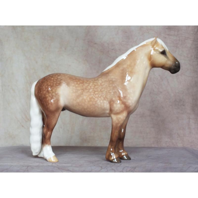 Beswick Highland Pony Mold - Dapple Palomino