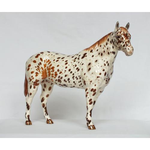 Beswick Quarter Horse Stallion Mold - Leopard Appaloosa