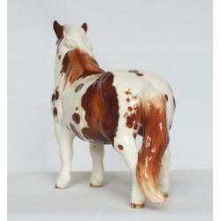 Beswick Wooley Shetland Pony Mold - Chestnut Pinto