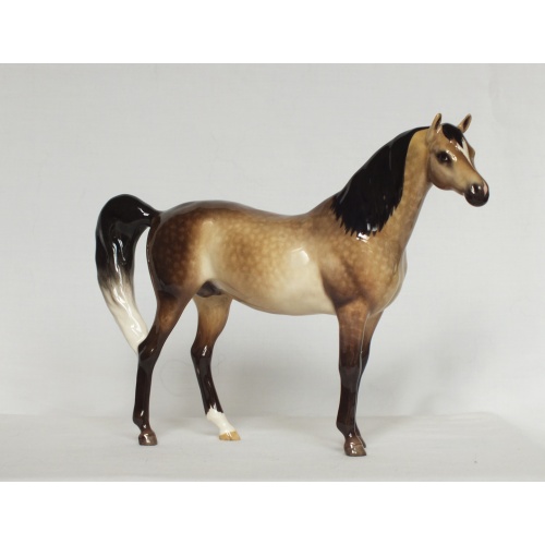 Beswick Xayal Arabian mold - Rose Dapple Grey