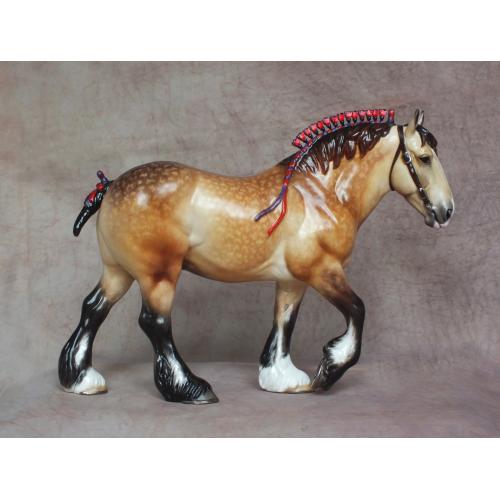 Cromwell, Shire Stallion - sandy dapple bay