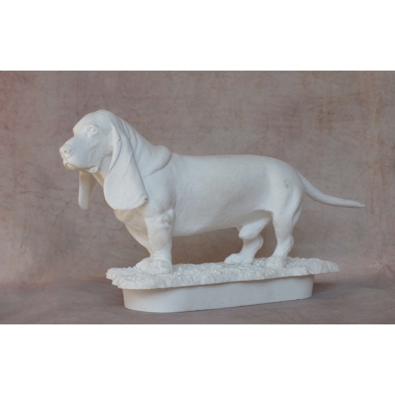 Basset Hound - Fine Bone China Bisque - Very Rare