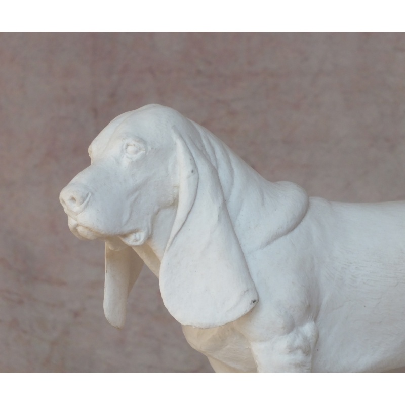 Basset Hound - Fine Bone China Bisque - Very Rare