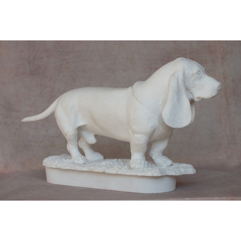Basset Hound - Fine Bone China Bisque - Very Rare