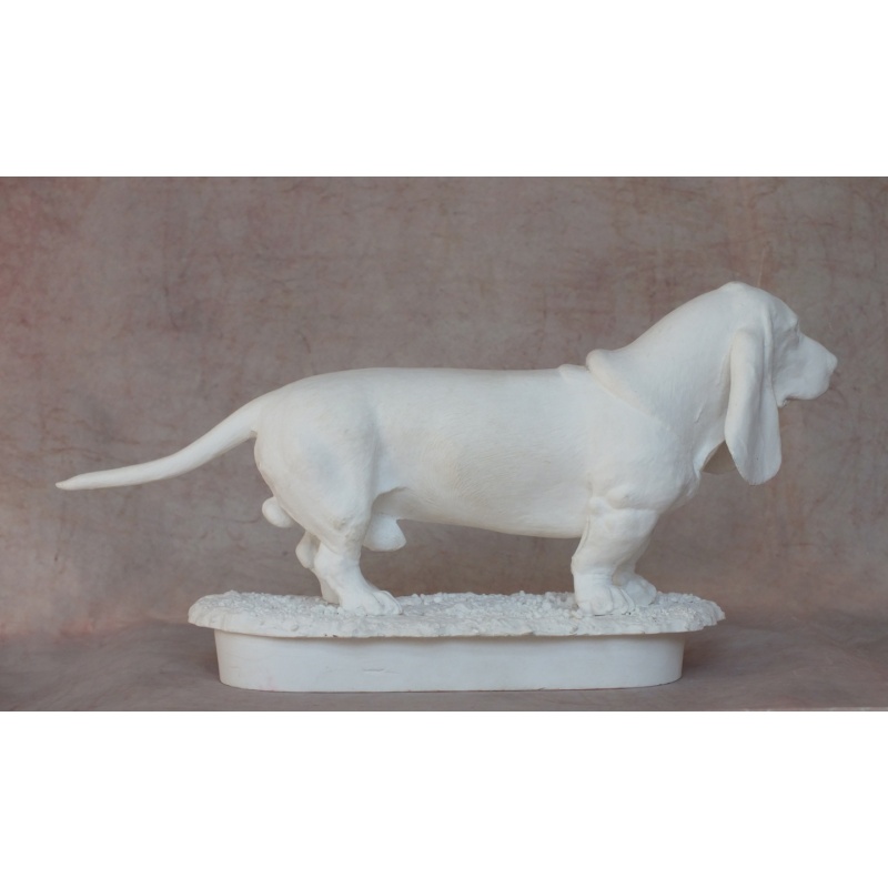 Basset Hound - Fine Bone China Bisque - Very Rare