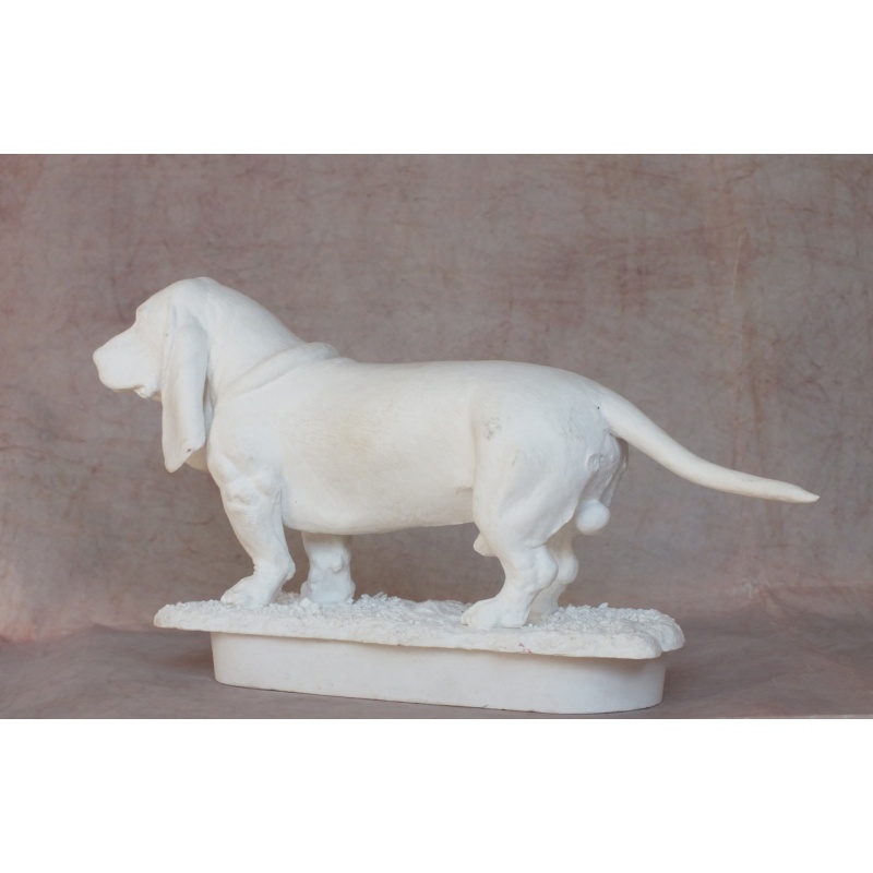 Basset Hound - Fine Bone China Bisque - Very Rare