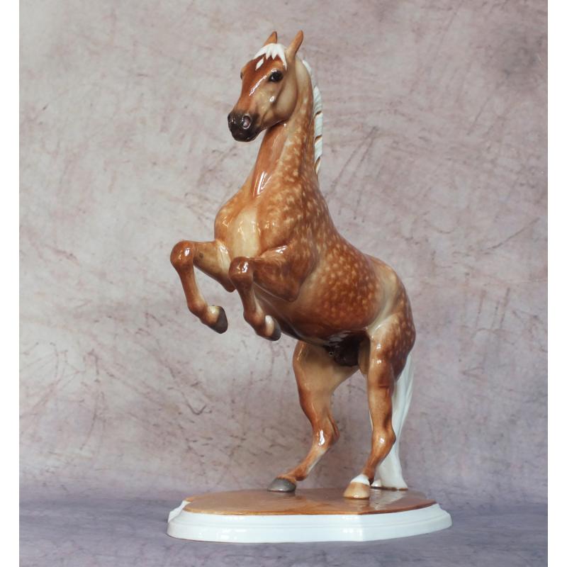 Franklin Mint Large Lipizzaner Mold - Dapple Palomino