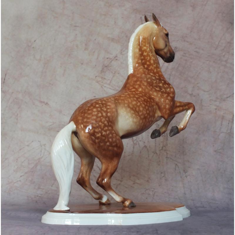 Franklin Mint Large Lipizzaner Mold - Dapple Palomino