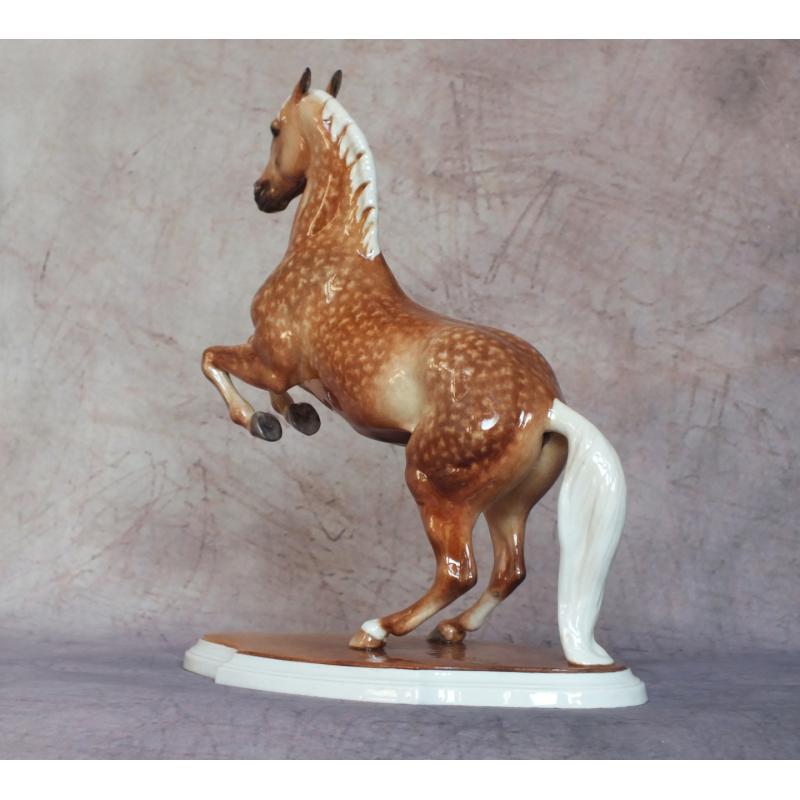 Franklin Mint Large Lipizzaner Mold - Dapple Palomino