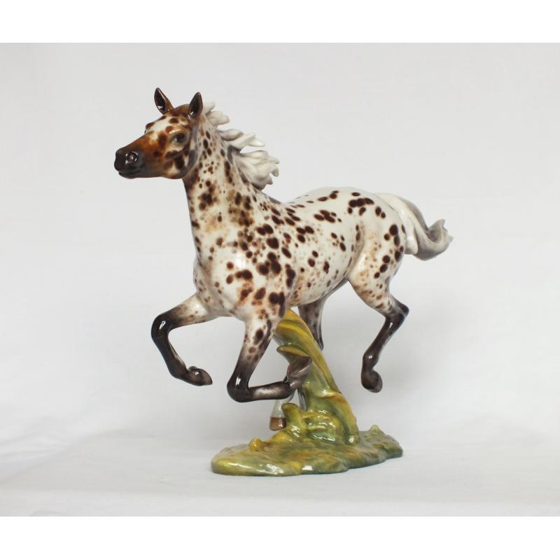 Goebel Galloping Horse - Appaloosa