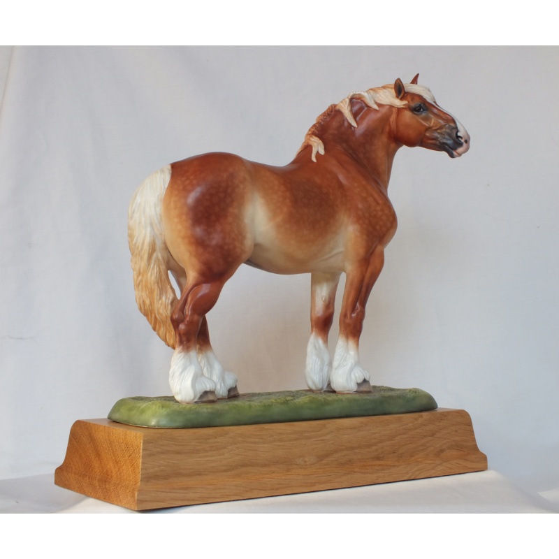 Gustav, Draft Stallion - on Base Version - Original Finish Painting Standard