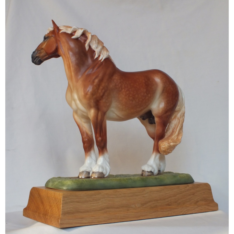 Gustav, Draft Stallion - on Base Version - Original Finish Painting Standard