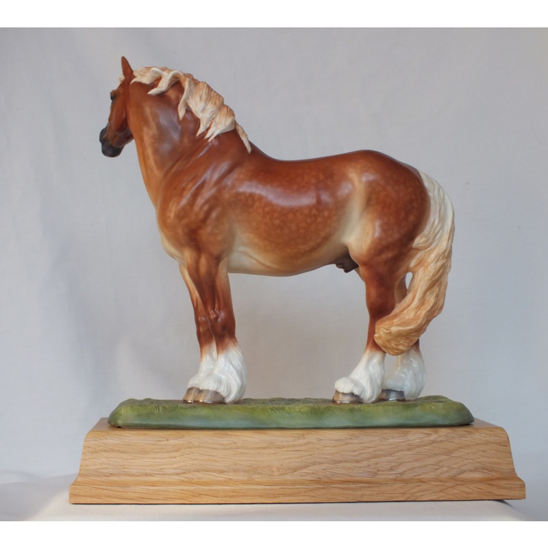 Gustav, Draft Stallion - on Base Version - Original Finish Painting Standard