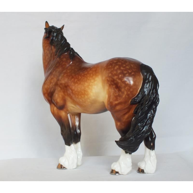 Gustav, European Draft Horse - Dapple Golden Bay