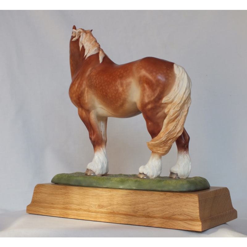 Gustav, Draft Stallion - on Base Version - Original Finish Painting Standard