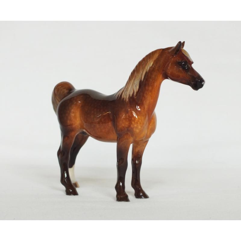 Hagen Renaker Arab Stallion - Dapple Chestnut