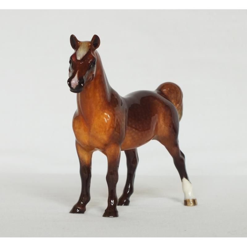 Hagen Renaker Arab Stallion - Dapple Chestnut