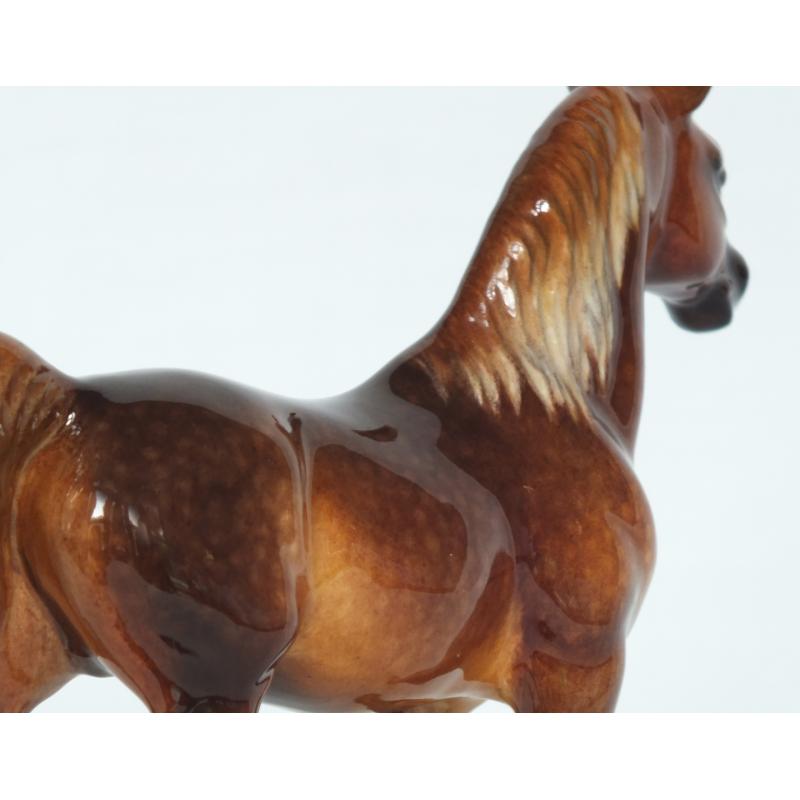 Hagen Renaker Arab Stallion - Dapple Chestnut