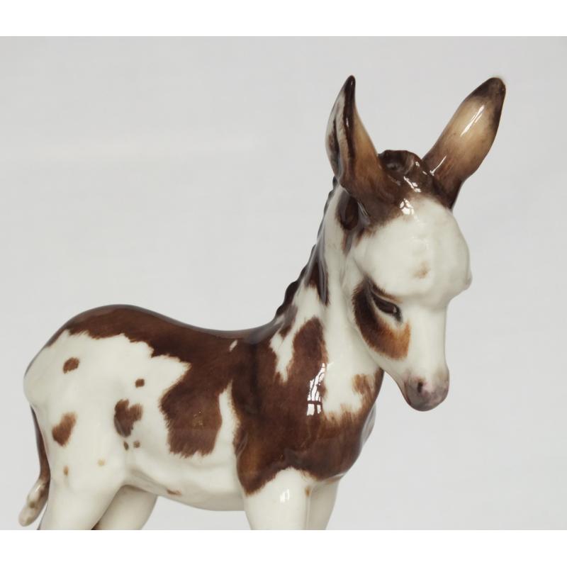 Hutschenreuther Porcelain (Germany) Donkey - Brown Spotted