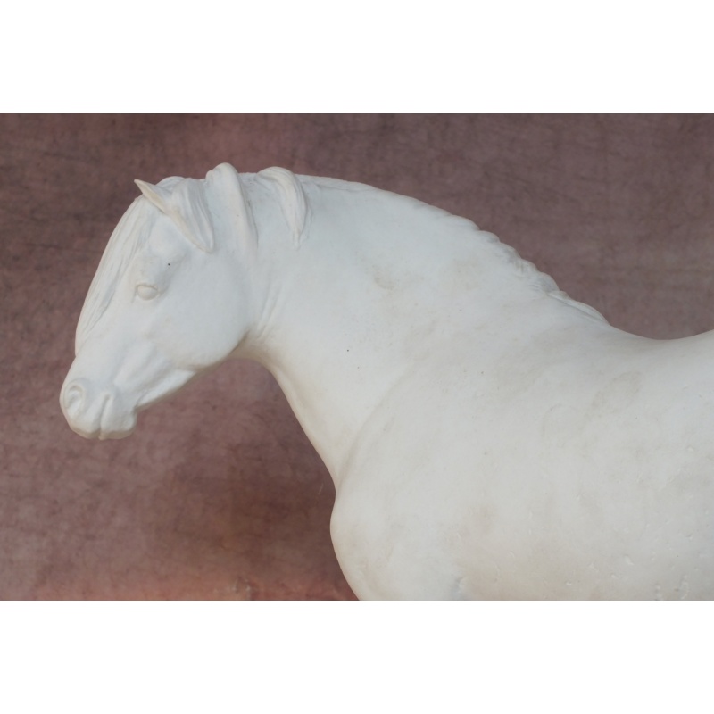 Welsh Pony - Fine Bone China Bisque - Very Rare - Shorter Forelock Version