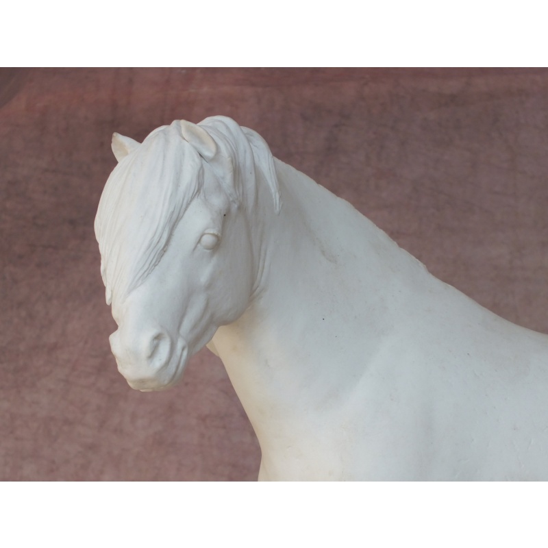 Welsh Pony - Fine Bone China Bisque - Very Rare - Shorter Forelock Version
