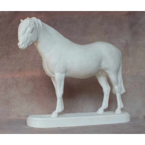 Welsh Pony - Fine Bone China Bisque - Very Rare - Shorter Forelock Version