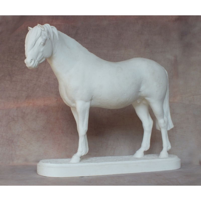 Welsh Pony - Fine Bone China Bisque - Very Rare - Shorter Forelock Version