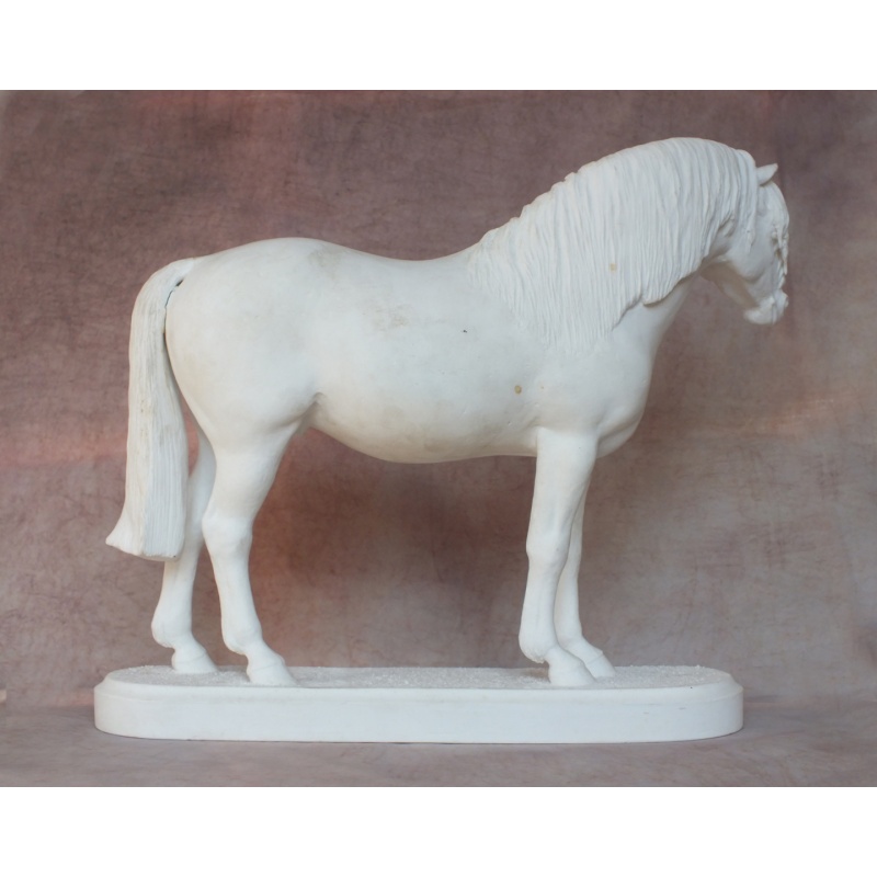 Welsh Pony - Fine Bone China Bisque - Very Rare - Shorter Forelock Version