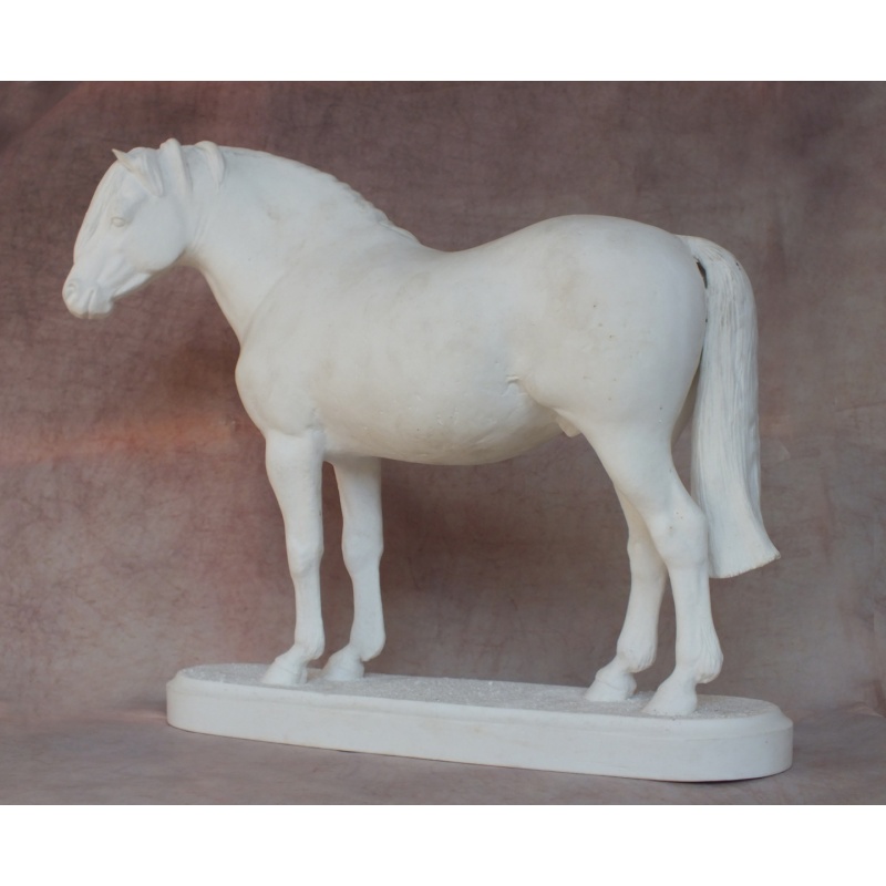 Welsh Pony - Fine Bone China Bisque - Very Rare - Shorter Forelock Version