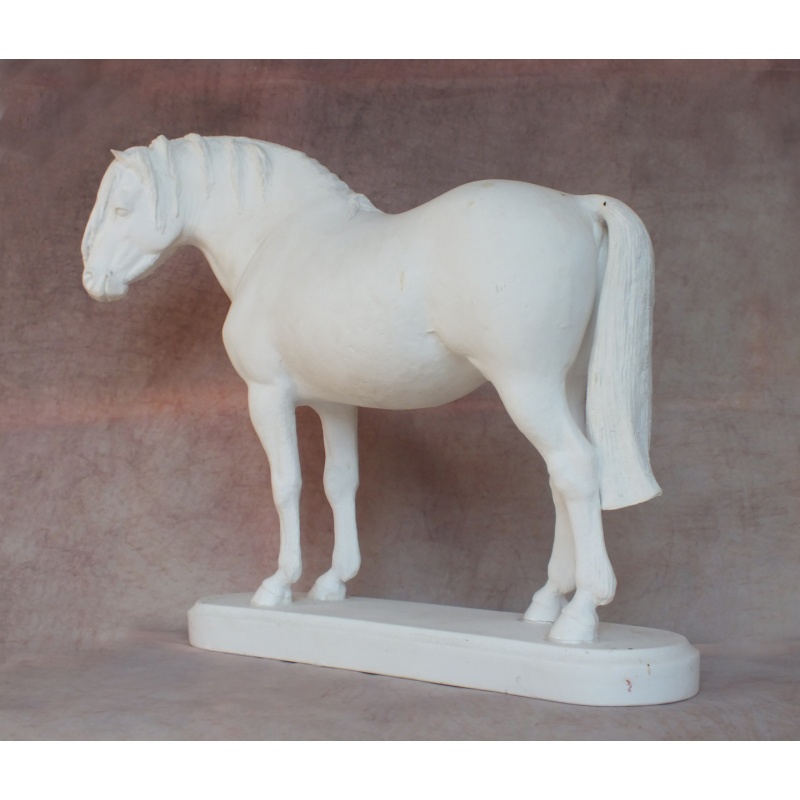 Welsh Pony - Fine Bone China Bisque - Very Rare - Longer Forelock Version