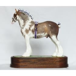 Royal Worcester Clydesdale Stallion Mold - Roan