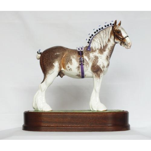 Royal Worcester Clydesdale Stallion Mold - Roan
