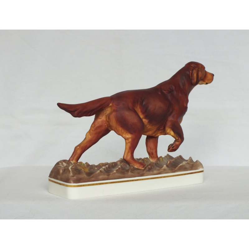 Two China Dogs - Royal Worcester and Rosenthal.