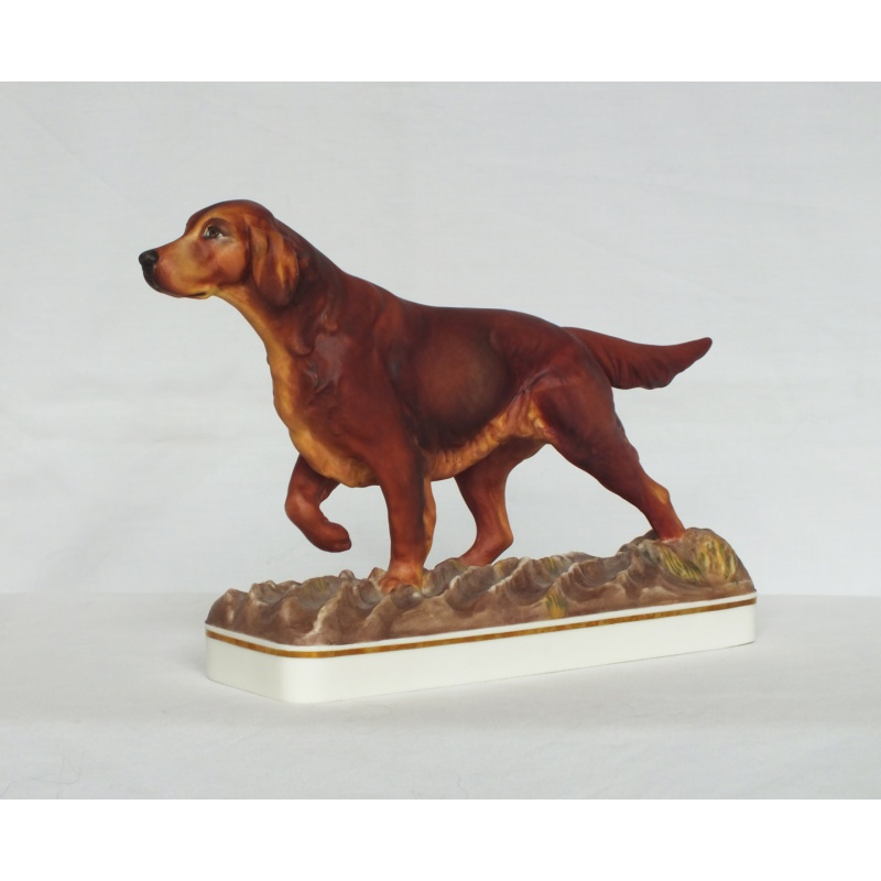 Two China Dogs - Royal Worcester and Rosenthal.