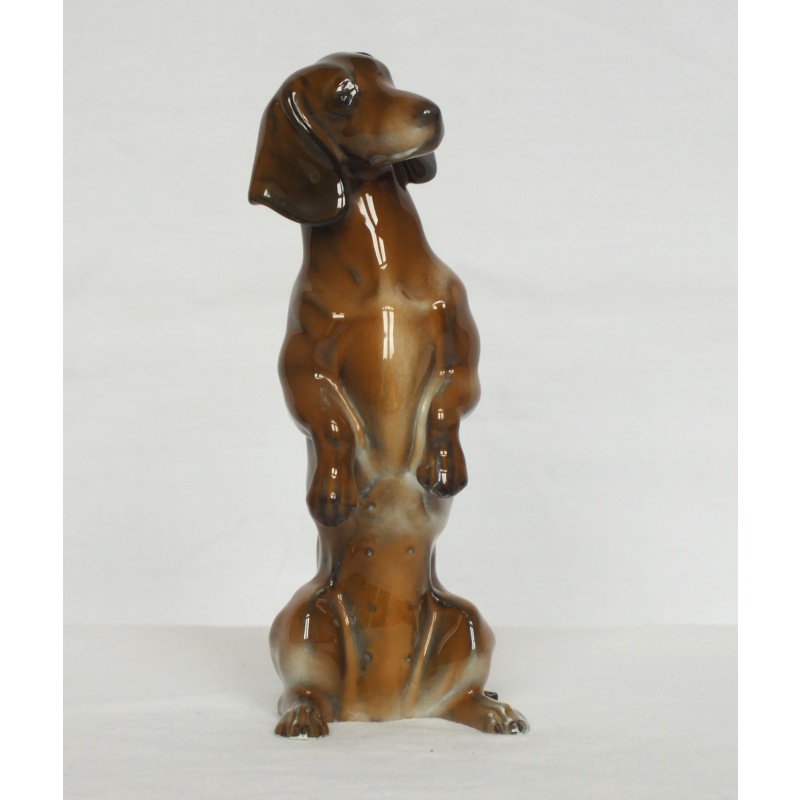 Two China Dogs - Royal Worcester and Rosenthal.