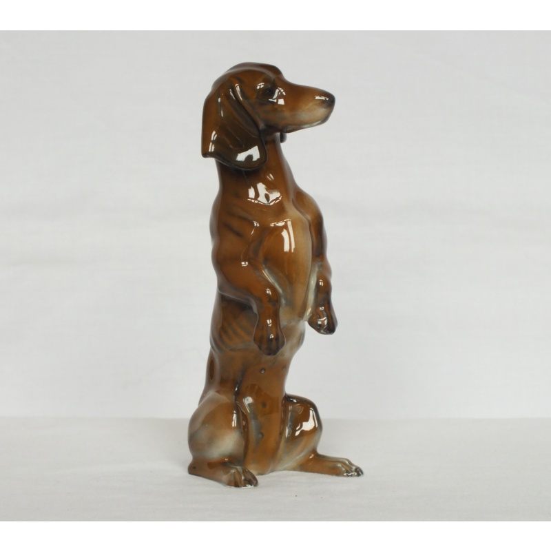 Two China Dogs - Royal Worcester and Rosenthal.