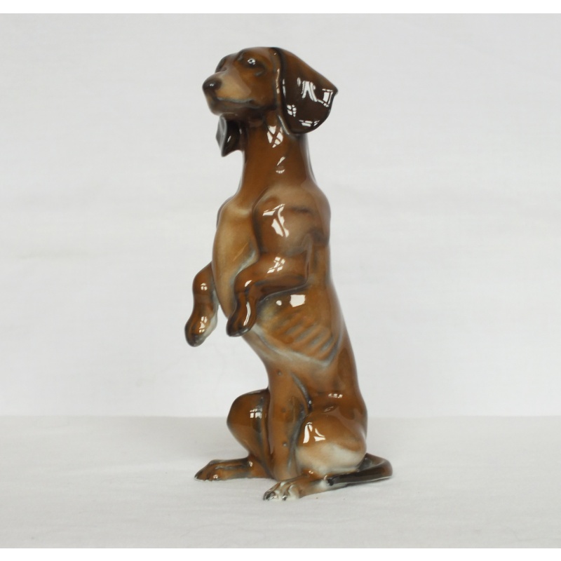 Two China Dogs - Royal Worcester and Rosenthal.