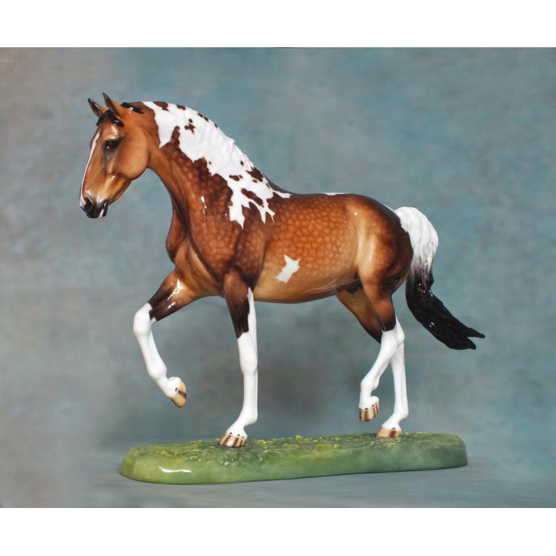 Roy le Deuxieme, Warmblood Stallion, Dapple Buckskin Pinto