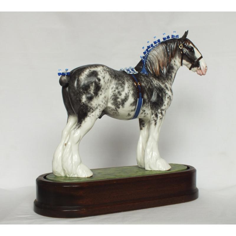 Royal Worcester Clydesdale - Grey Roan