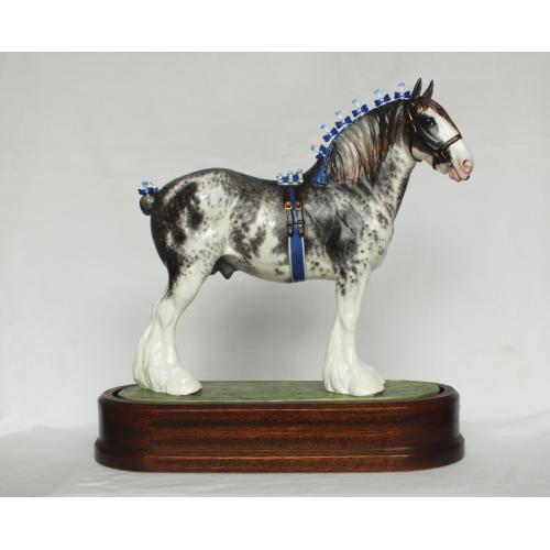 Royal Worcester Clydesdale - Grey Roan
