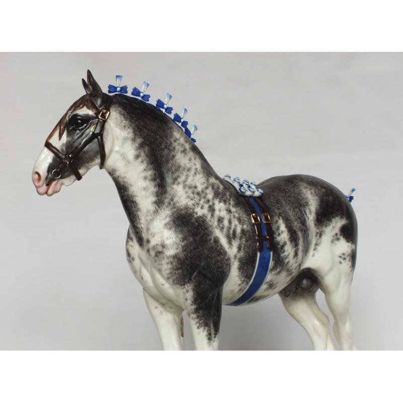 Royal Worcester Clydesdale - Grey Roan