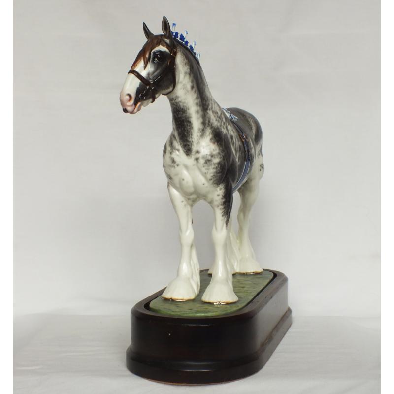 Royal Worcester Clydesdale - Grey Roan