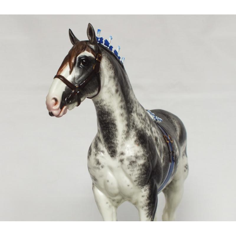 Royal Worcester Clydesdale - Grey Roan