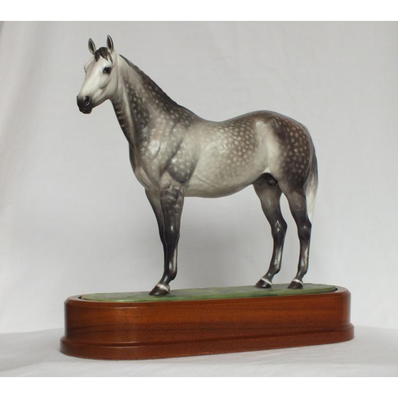 Royal Worcester Hyperion, Thoroughbred - Dapple Grey