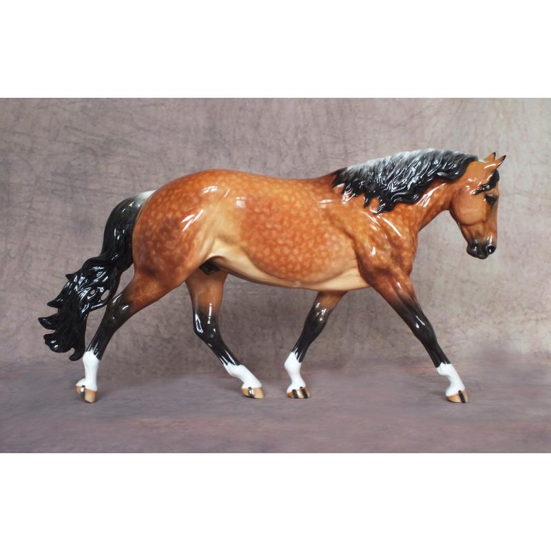Cowboy Tater, Stock Horse - Golden Dapple Dun