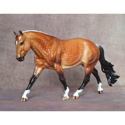Cowboy Tater, Stock Horse - Golden Dapple Dun