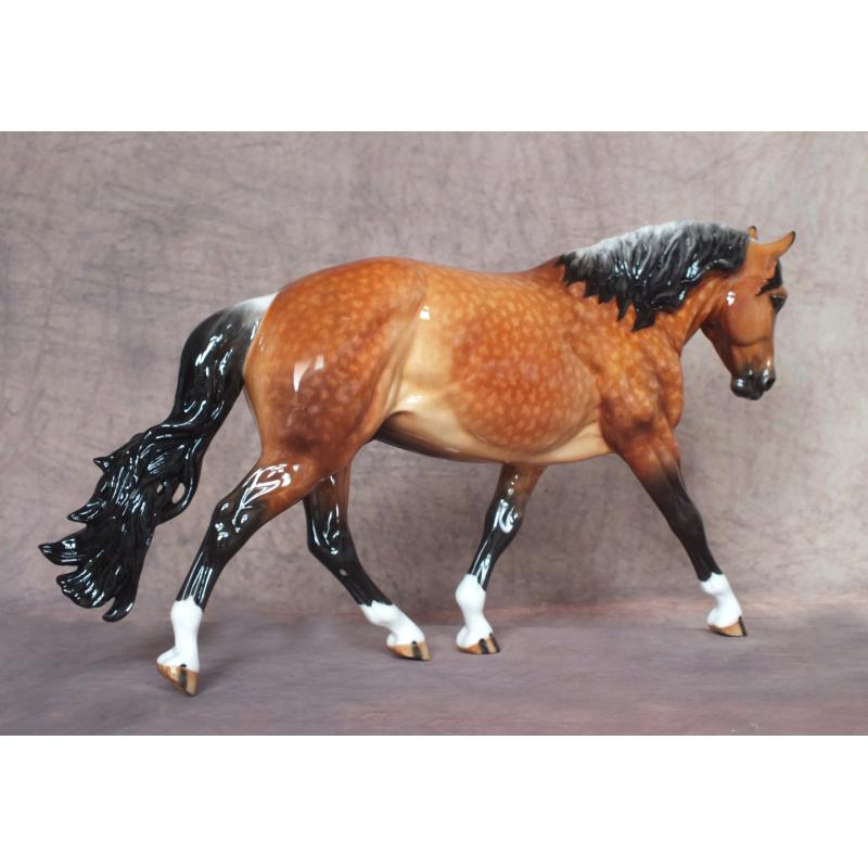 Cowboy Tater, Stock Horse - Golden Dapple Dun